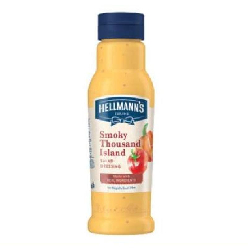 Jual HELLMANN'S SMOKY THOUSAND ISLAND SALAD DRESSING 210ML di Seller