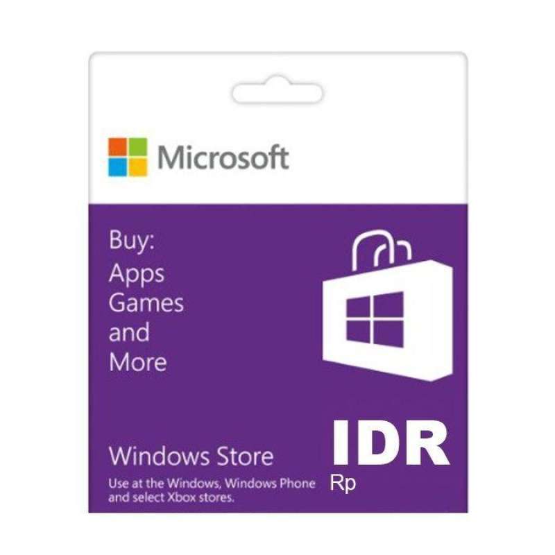 Jual Windows Gift Card Windows Store Aplikasi, Game And More IDR/Rupiah [Rp] - Paket A di Seller