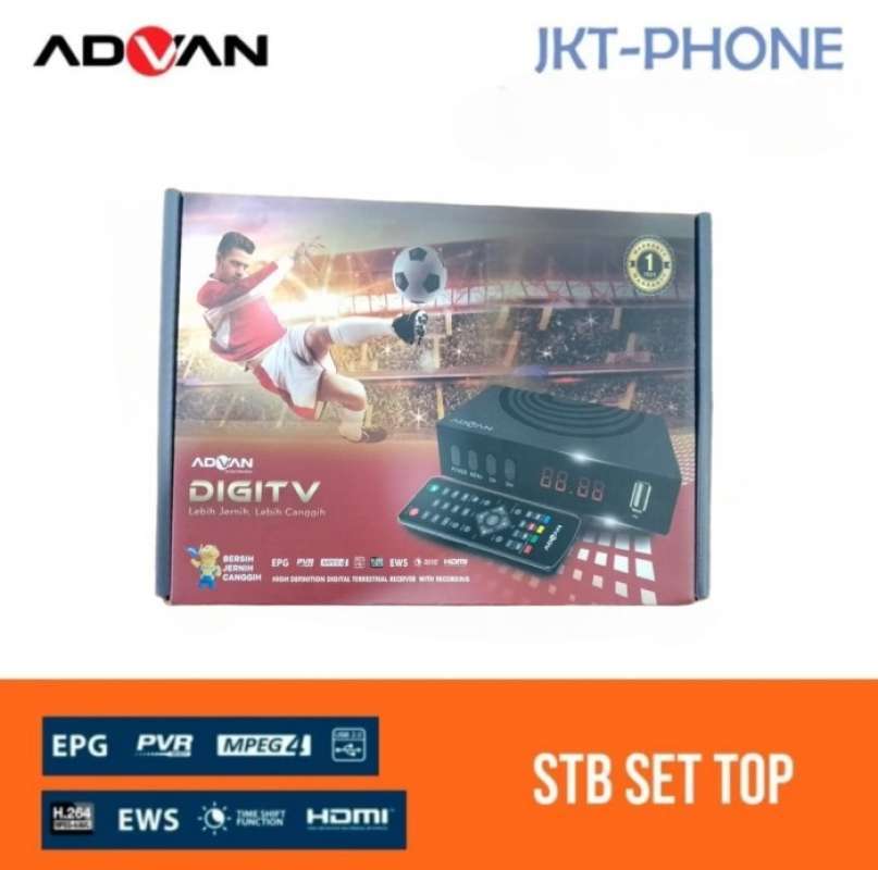 Jual ADVAN DIGIPRO DVBT2 Full HD 1080p Set Top Box TV Digital Receiver ...