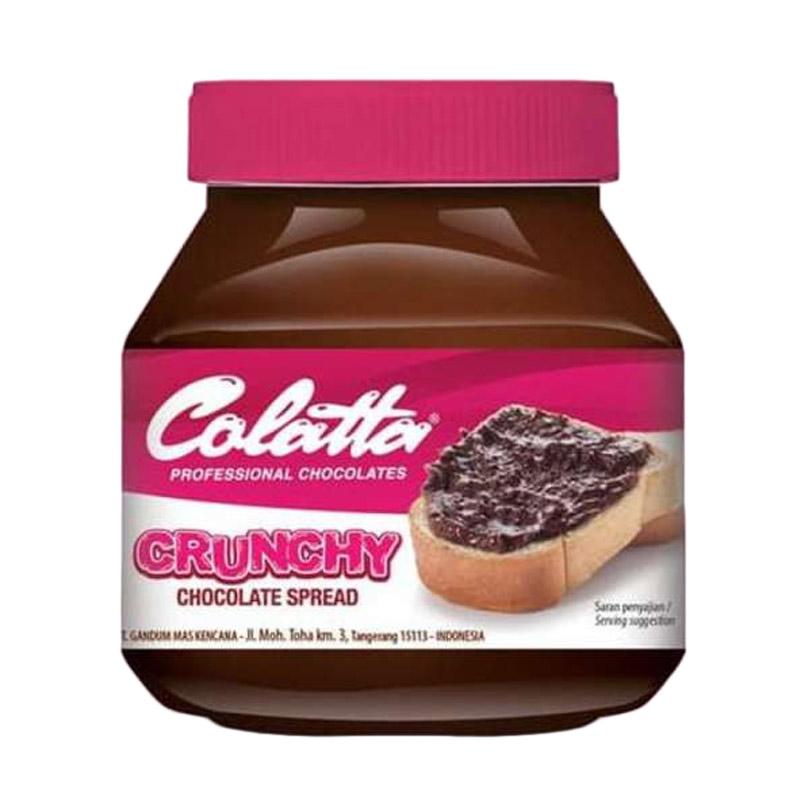 âˆš Colatta Crunchy Chocolate Spread Selai Coklat [220 G] Terbaru Agustus