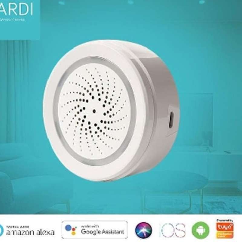 Jual Bardi Smart Home Wifi Siren Loud Alarm Android/iOS Support di