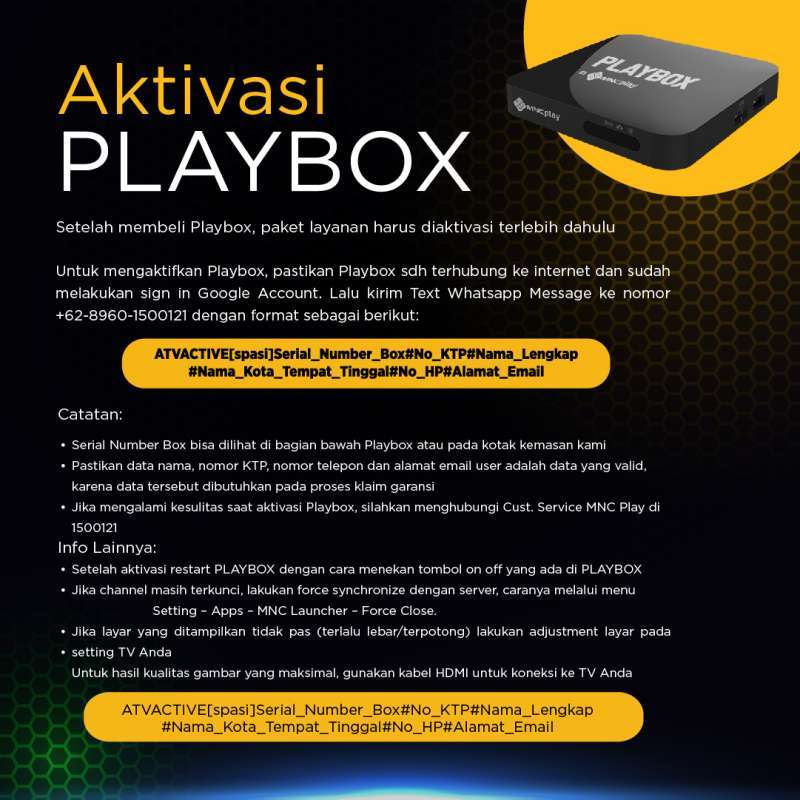 Jual MNC Play - PlayBox Android TV Box Entry Pack Promo ...