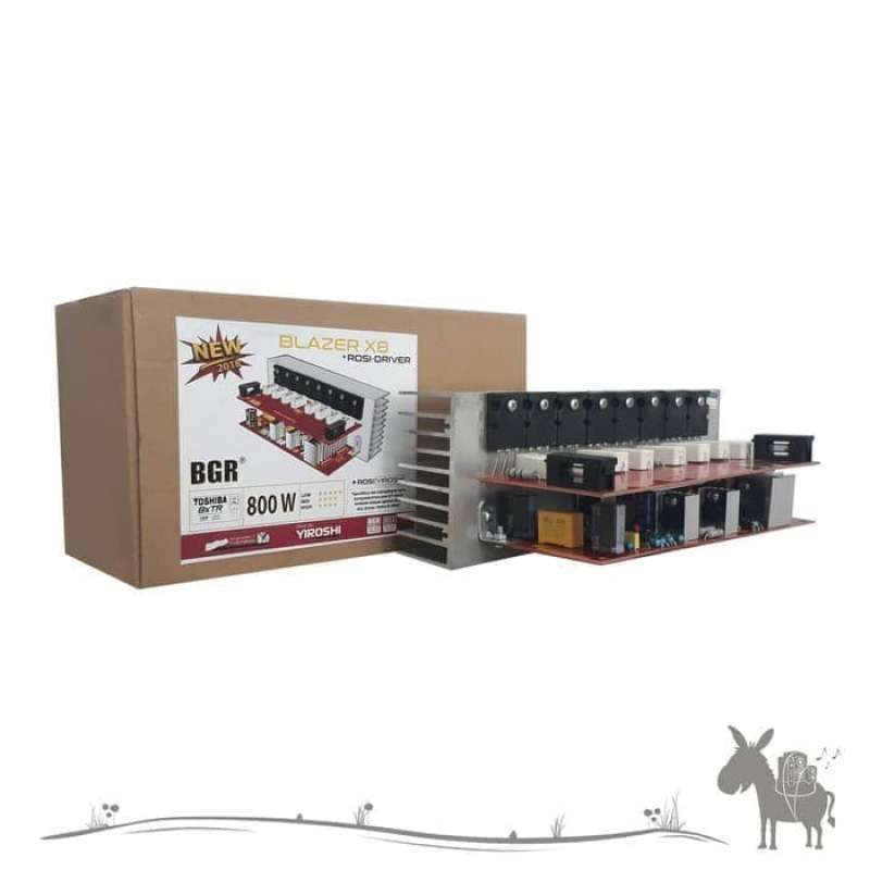 Promo KIT Power Amplifier Mono Blazer X8 ROSI-DRIVER By YIROSHI 800