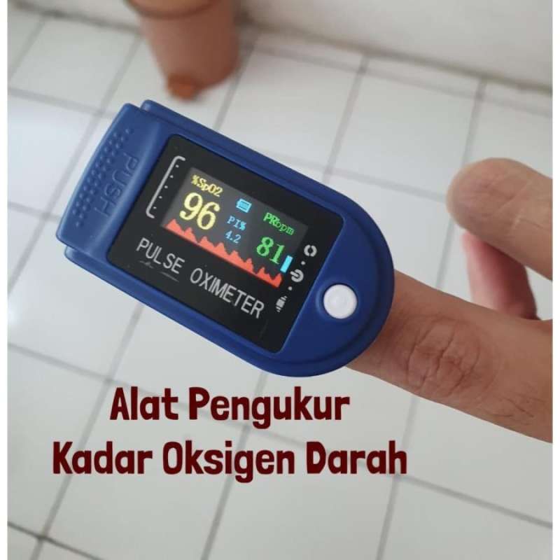 Jual Fingertip Pulse Oximeter Oximetry Sp02 Saturation Monitor LED AB