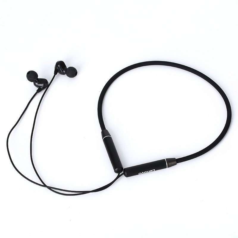 Jual Lenovo HE08 Ne   ckband Wireless Headphones HIFI Stereo Earphone 4