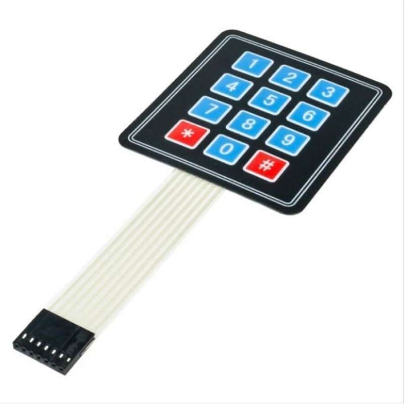 Jual Keypad Membrane 3x4 Or 4x3 Matrix For Arduino Di Seller Algorista ...
