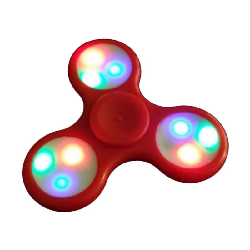 Jual TECHNO-Fidget Spinner With Led Hand Mainan Edukasi 