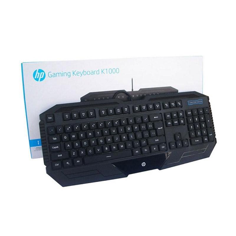 Jual HP K1000 Original USB Gaming Keyboard - Hitam Online
