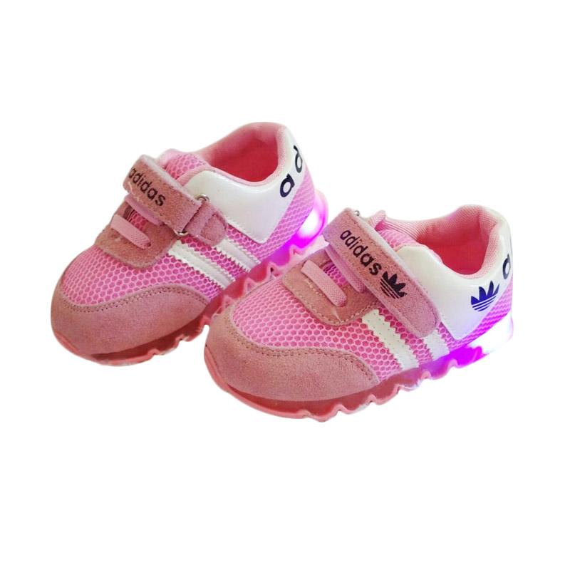 Jual Yan Yu Yan LED Prepet Adidas Sepatu Anak - Pink 