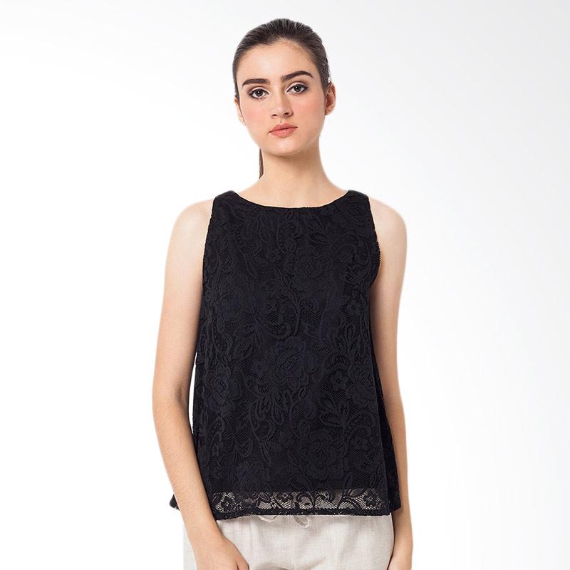 jual veyl fiona top blouse wanita black harga jual veyl fiona top blouse wanita black harga