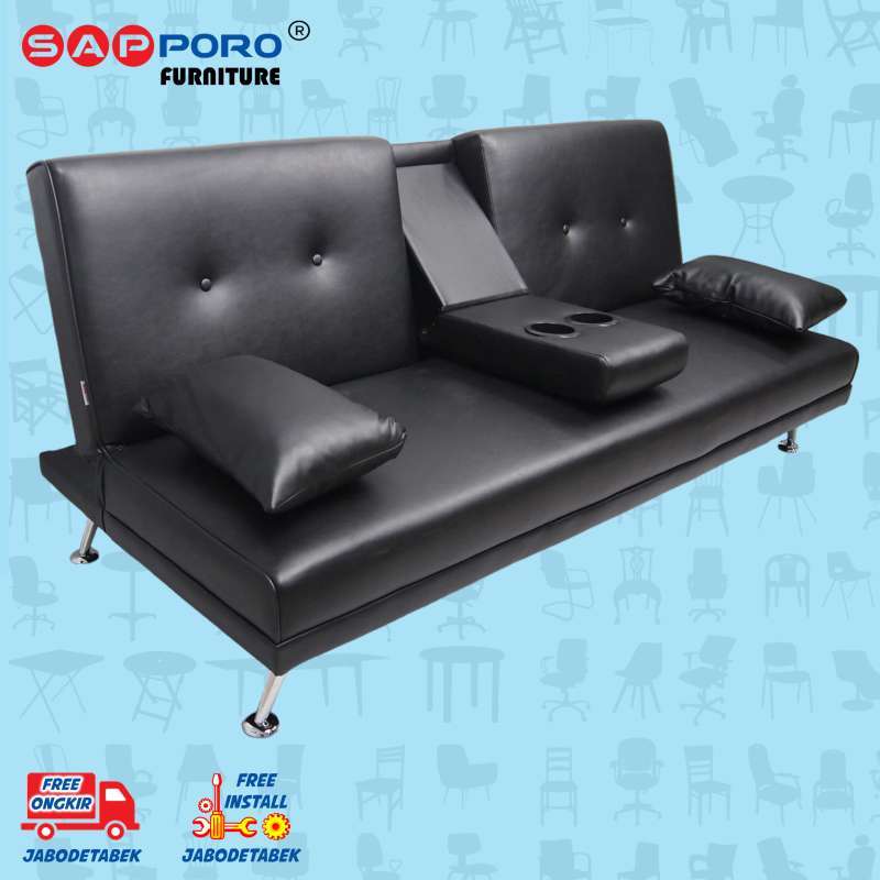 Jual Sofa Bed SAPPORO HAMILTON Black Vino di Seller SAPPORO FURNITURE