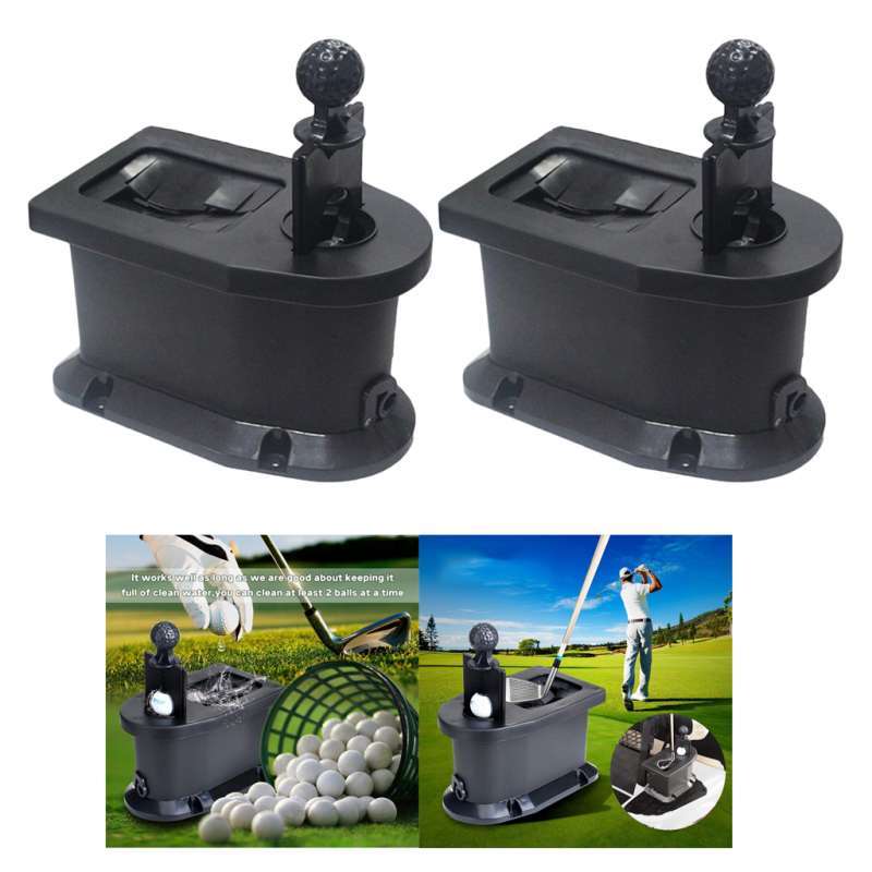 Promo 2x Golf Cart Ball Car Cleaner Predrilled Fitting Club Washer