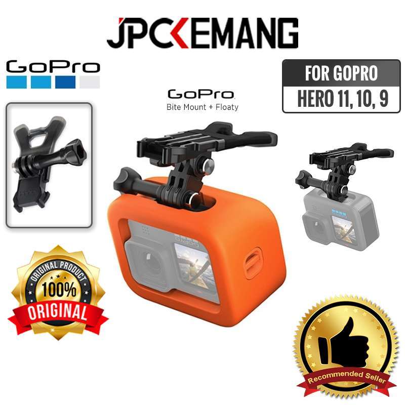 Jual GoPro Bite Mount + Floaty for GoPro Hero 10 Hero 9 (ASLBM003