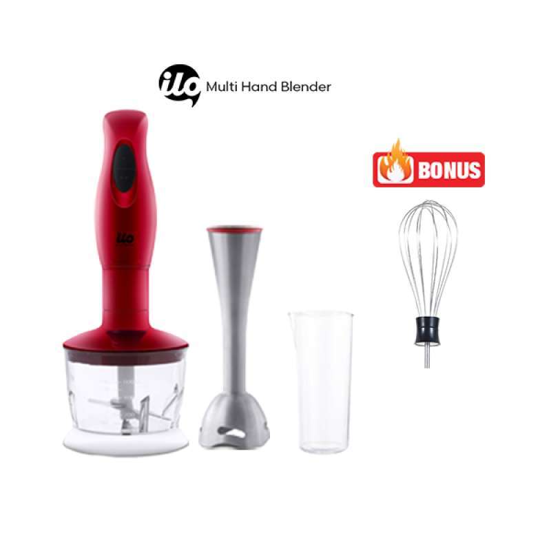 Jual ILO Hand Blender 3in1 Multifungsi Blender, Whisking & Chopper di
