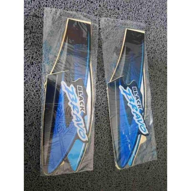 Jual LIS STRIPING SUZUKI RC100 RC BRAVO WARNA HITAM BIRU 1SET di Seller