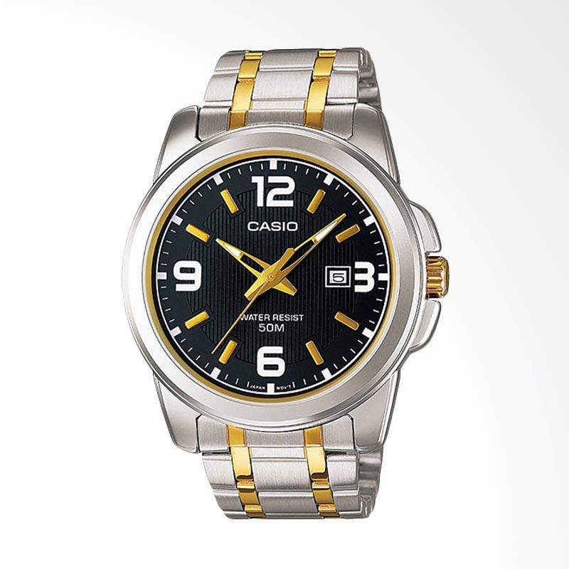 Jual CASIO Stainless Steel Analog Jam Tangan Pria - Silver 