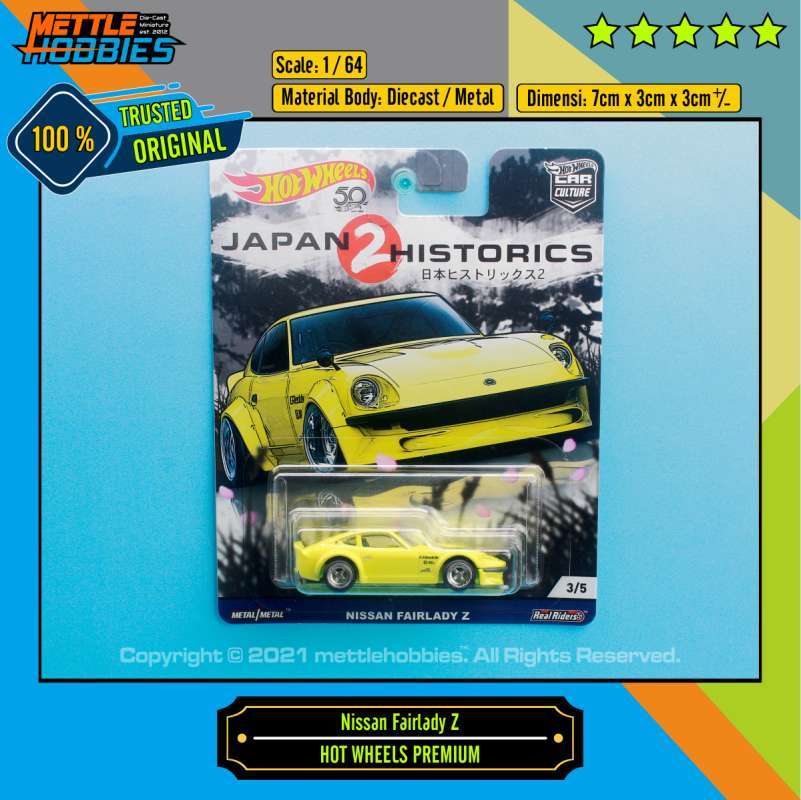 Jual Hot Wheels Premium Car Culture Japan Historic 2 Nissan Fairlady Z