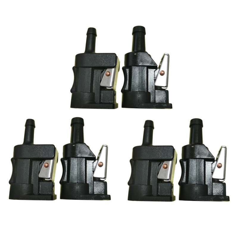 Promo 6pcs Plastic 8mm Outboard Fuel Connector Small Engine Fuel Line