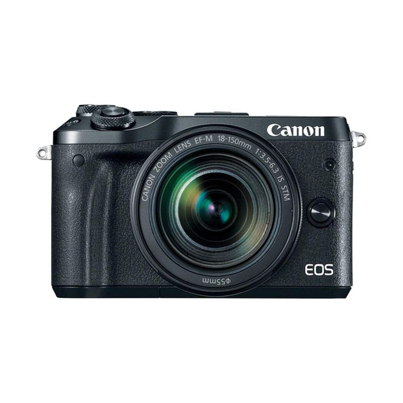 Jual Canon EOS M6 Kit 18-150mm Kamera Mirrorless - Black