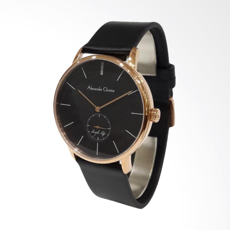 jual alexandre christie jam tangan pria black rosegold jual alexandre christie jam tangan pria black rosegold