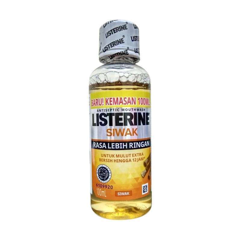 Jual Listerine Siwak Antiseptic Mouthwash [100ml] 02 Orange Di Seller Toserba Ds Larangan