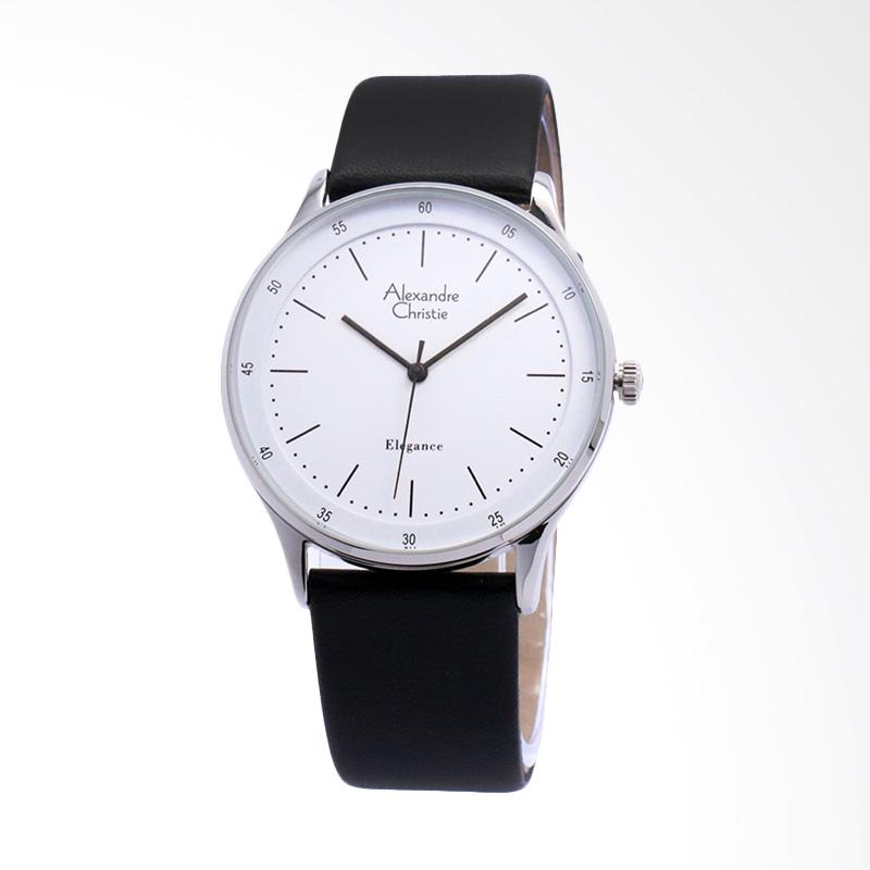 jual alexandre christie kulit jam tangan pria hitam putih 8488 harga kualitas jual alexandre christie kulit jam tangan pria hitam putih 8488 harga kualitas