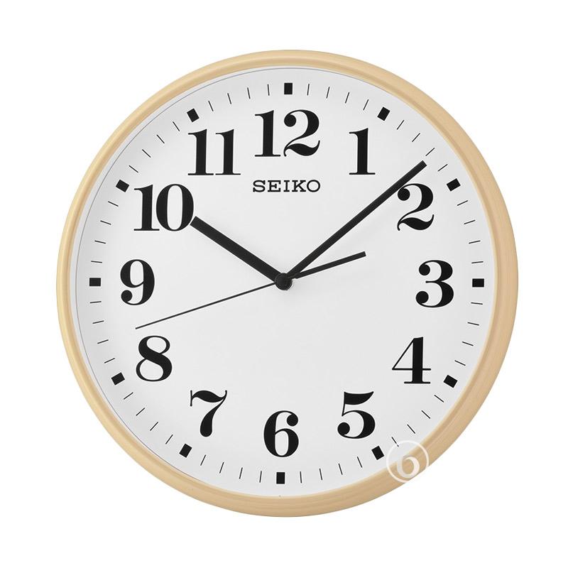 Jual Seiko QXA697A Quiet Sweep Wall Clock Jam Dinding Brown [35 cm