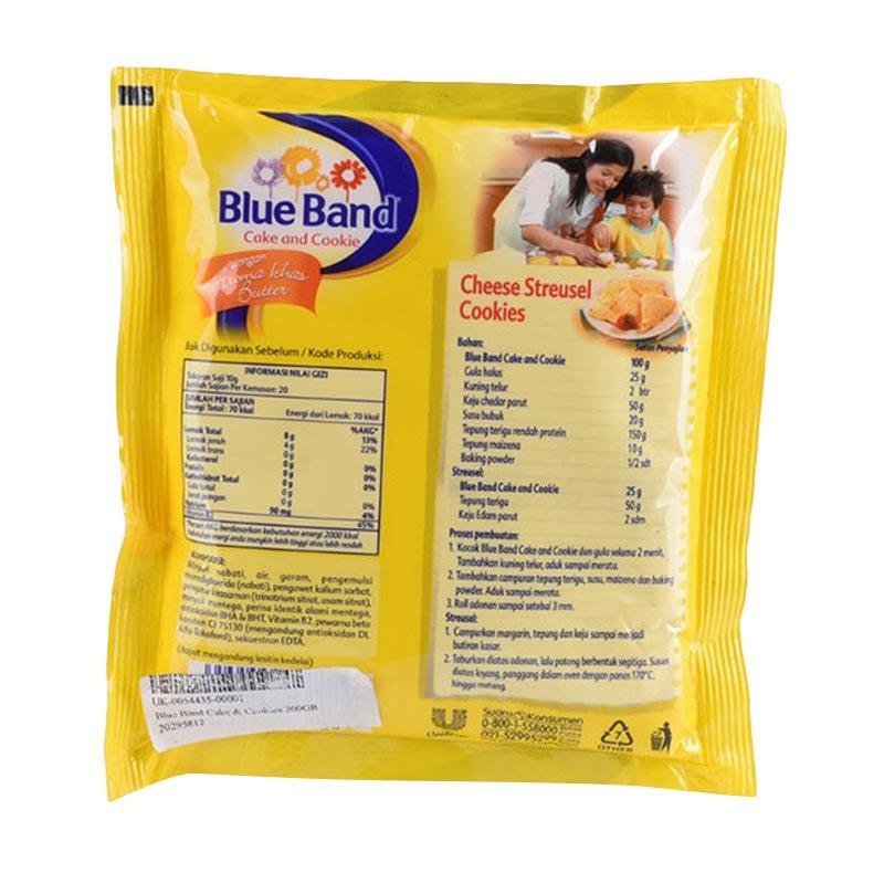 Download Jual Blue Band Cake & Cookie Sachet 200 g/2 pcs 21188377 ...