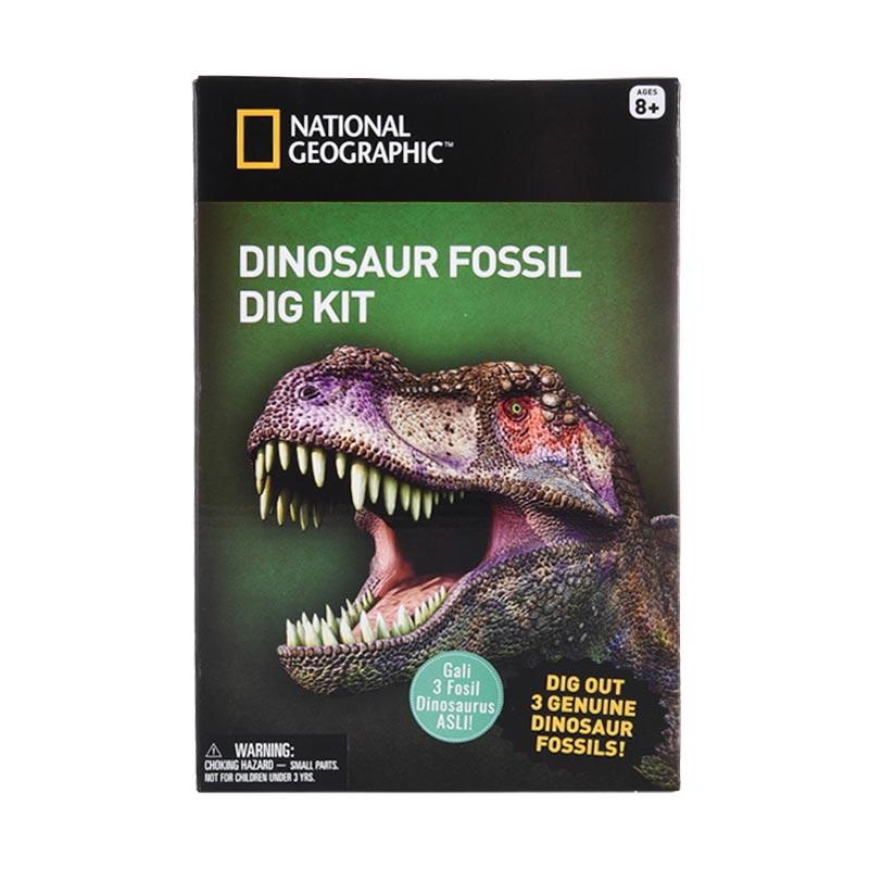 Jual National Geographic Dinosaur Fossil Dig Kit Mainan 