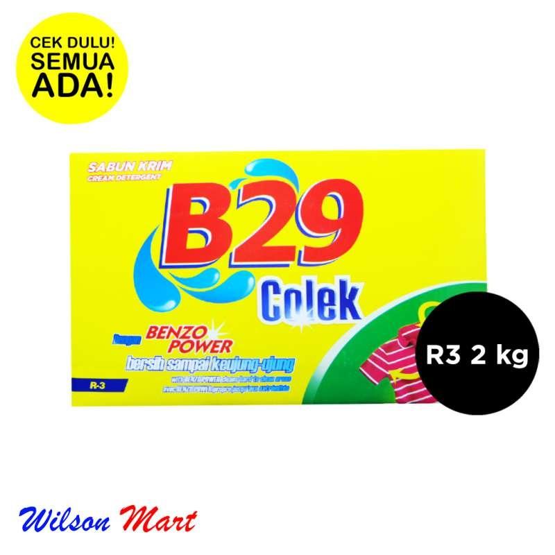 Jual B29 SABUN CREAM COLEK KUNING R3 2 KG 2000 GRAM KOTAK di Seller