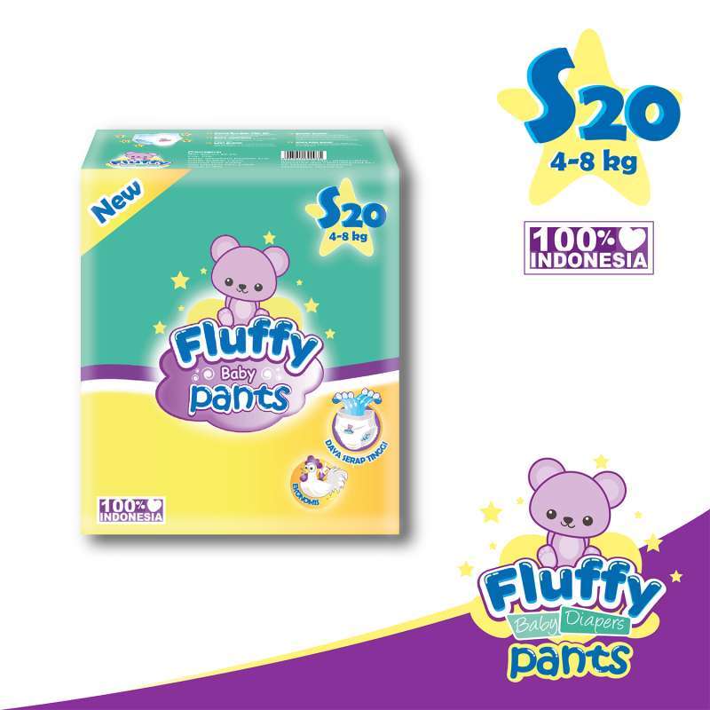 Jual Fluffy Popok Bayi Tipe Celana S20 di Seller Fluffy Indonesia