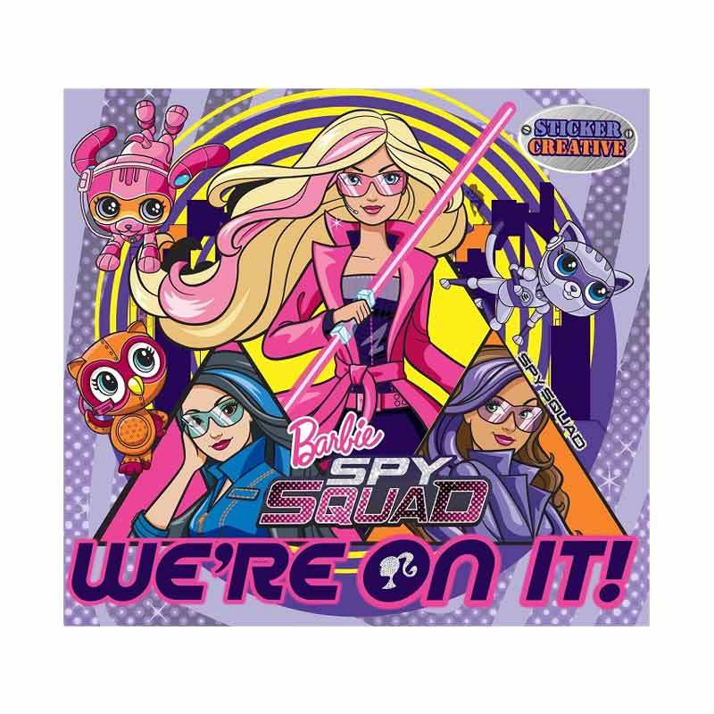 Jual ELEX Barbie Sticker Creative Spy Squad : We`Re On It 