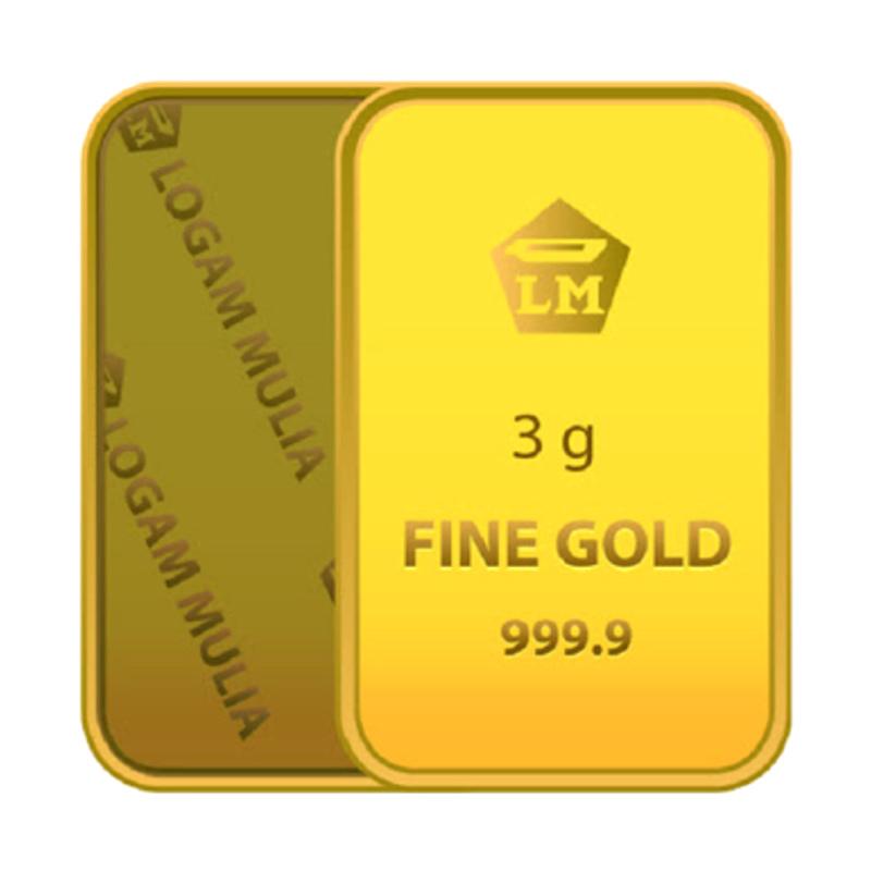 J   ual Antam Logam Mulia Emas [3 gram] Online - Harga