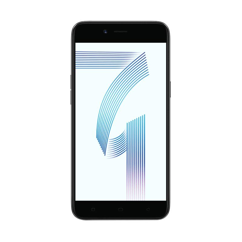 Jual OPPO A71 Smartphone - Black [2 GB/ 16 GB] - Free Memory Sandisk