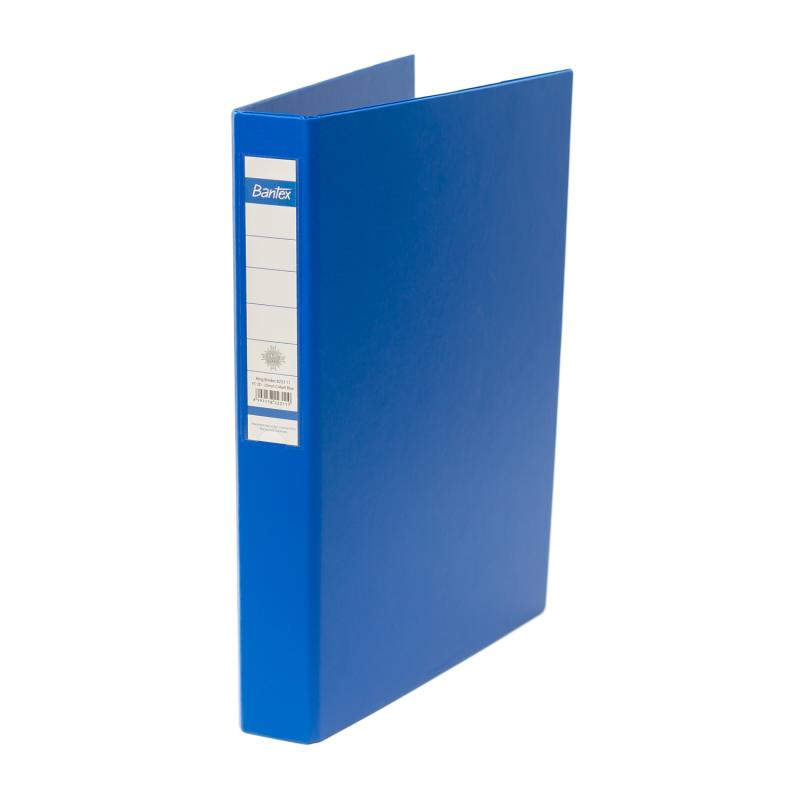 Jual Bantex #8223 11 Ring Binder - Cobalt Blue [2 Ring D/25mm Folio] Di ...