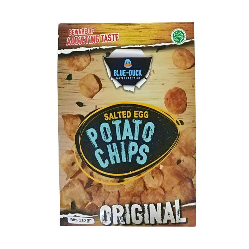 jual blue duck potato chips salted egg kripik kentang original 110 g harga kualitas jual blue duck potato chips salted egg kripik kentang original 110 g harga kualitas