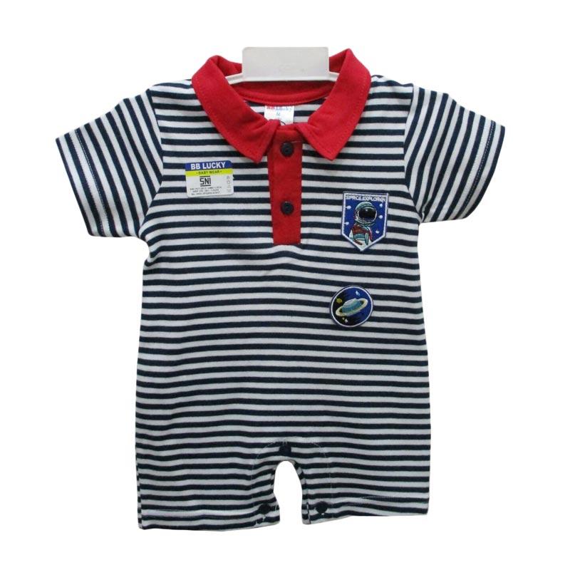 Jual STB Kids Jumper Salur Kerah Jumpsui Bayi Laki-laki 