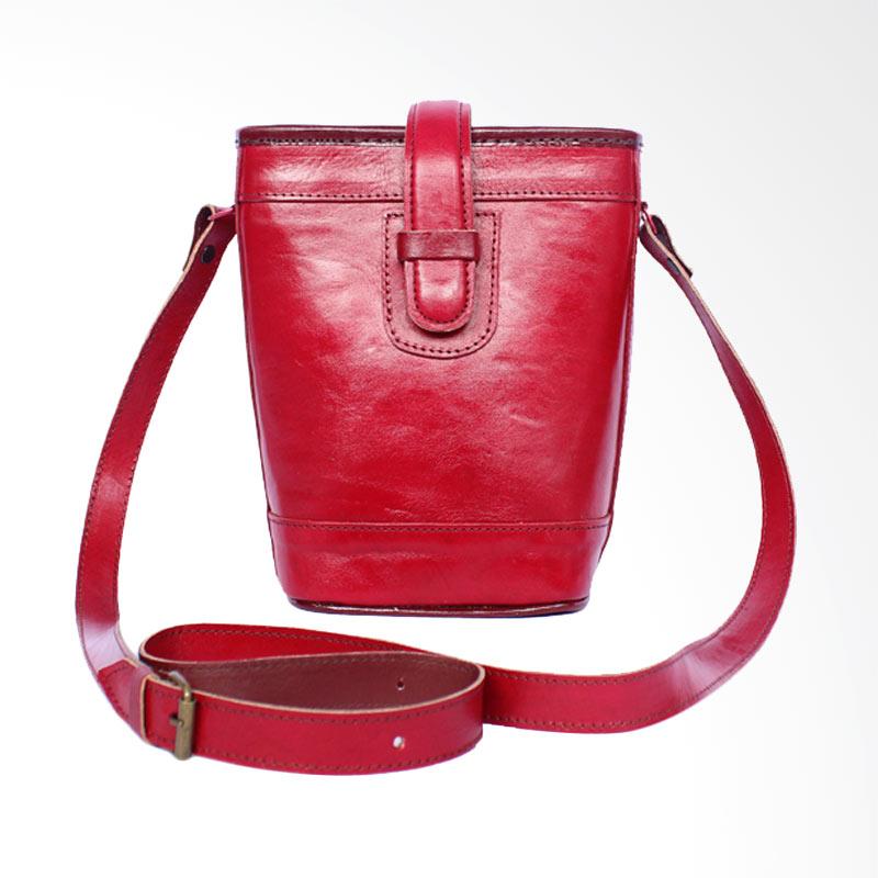 jual kenes leather redish polos s sling bag wanita jual kenes leather redish polos s sling bag wanita