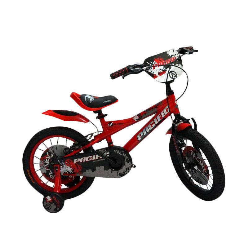  Jual  PACIFIC BIKE Xman 1 0 BMX  Sepeda  Anak  Red White 16 