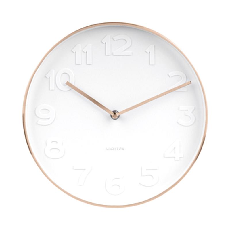 jual karlsson mr white brushed copper jam dinding jual karlsson mr white brushed copper jam dinding