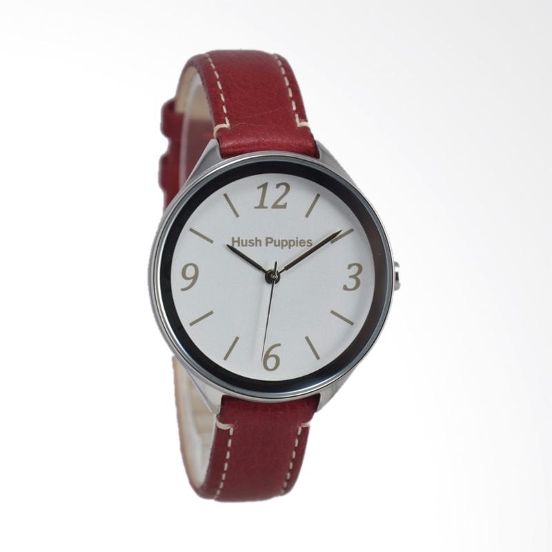 jual hush puppies hp 3843l 2509 analog jam tangan wanita maroon putih harga jual hush puppies hp 3843l 2509 analog jam tangan wanita maroon putih harga