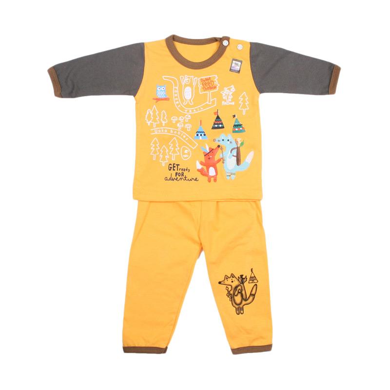 Jual Uaka Baby UK-613141 Baju Bayi Setelan Piyama - Kuning
