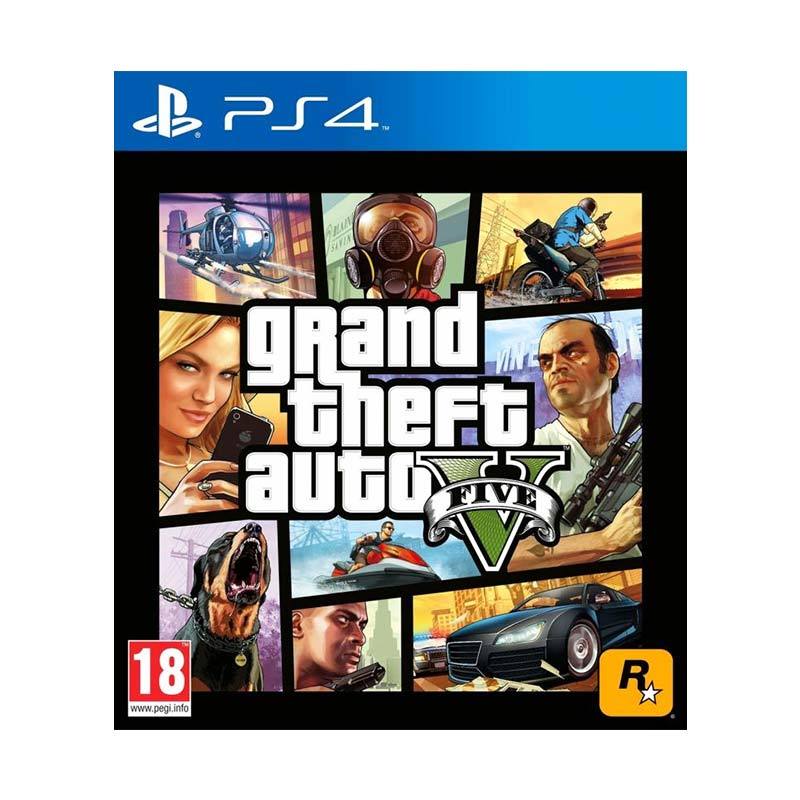 Jual SONY PS4 Grand Theft Auto V Premium Edition (USA) di Seller