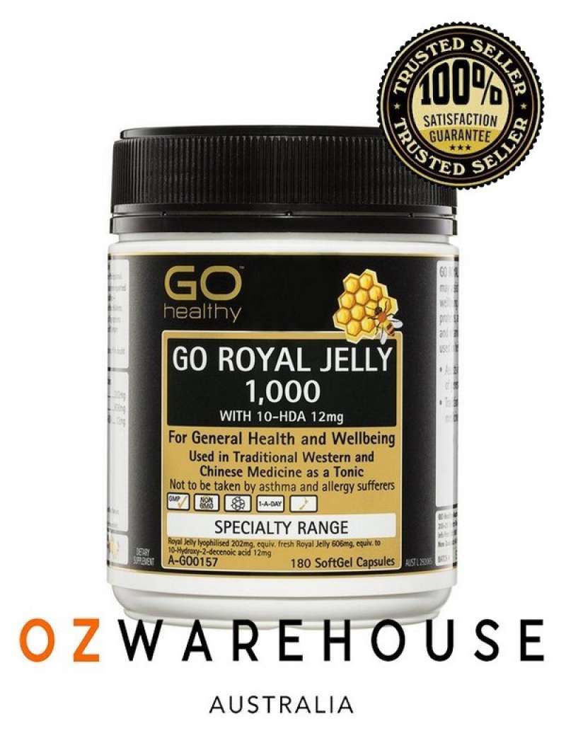 Jual GO Healthy Royal Jelly 1000mg 10 HDA 12mg 180 Capsules di Seller Ozwarehouse 6155 Canning