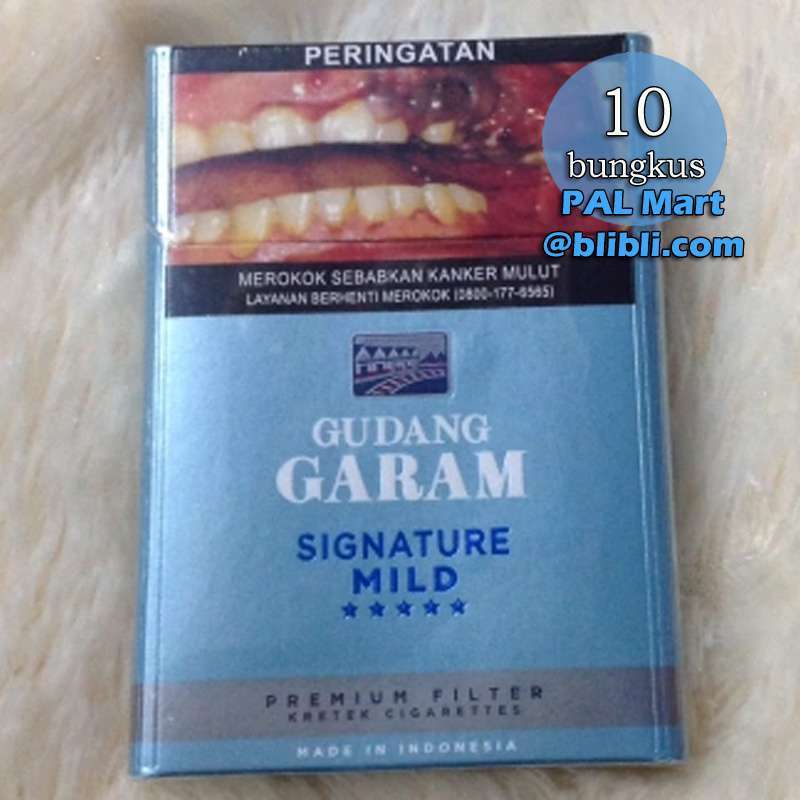 Jual Rokok Gudang Garam Signature Mild 16 Rokok Filter [1 Slop/10 ...