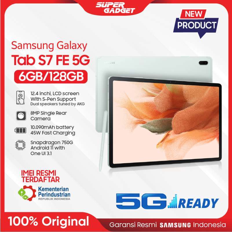 âˆš Samsung Galaxy Tab S7 Fe T736 Ram 6 Gb Rom 128 Gb 6/128