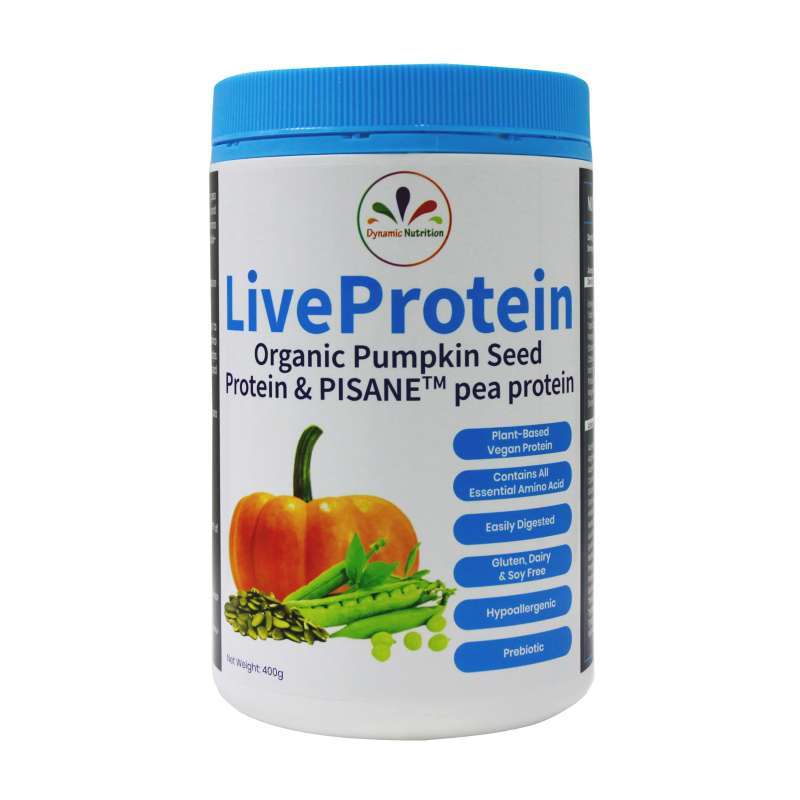 Promo LiveProtein Organic Pumpkin Seed Protein & PISANE™ pea protein