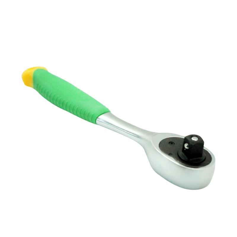 Jual TEKIRO 3/8 INCH RATCHET HANDLE GAGANG KARET 8 INCH