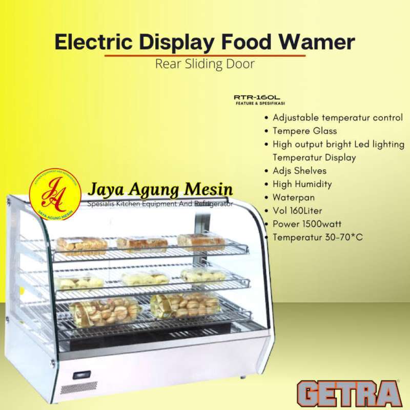 Jual Food Warmer / Food Display / Mesin Penghangat Makanan Rtr160l di