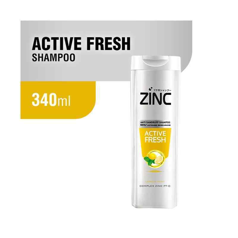 Jual Zinc shampoo activ fresh lemon 340ml di Seller Farmers Market